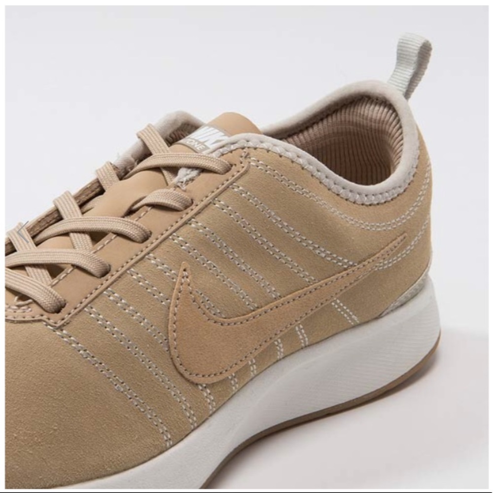 Nike Dualtone Racer SE Running Shoe Suede Beige - Picture 2 of 8